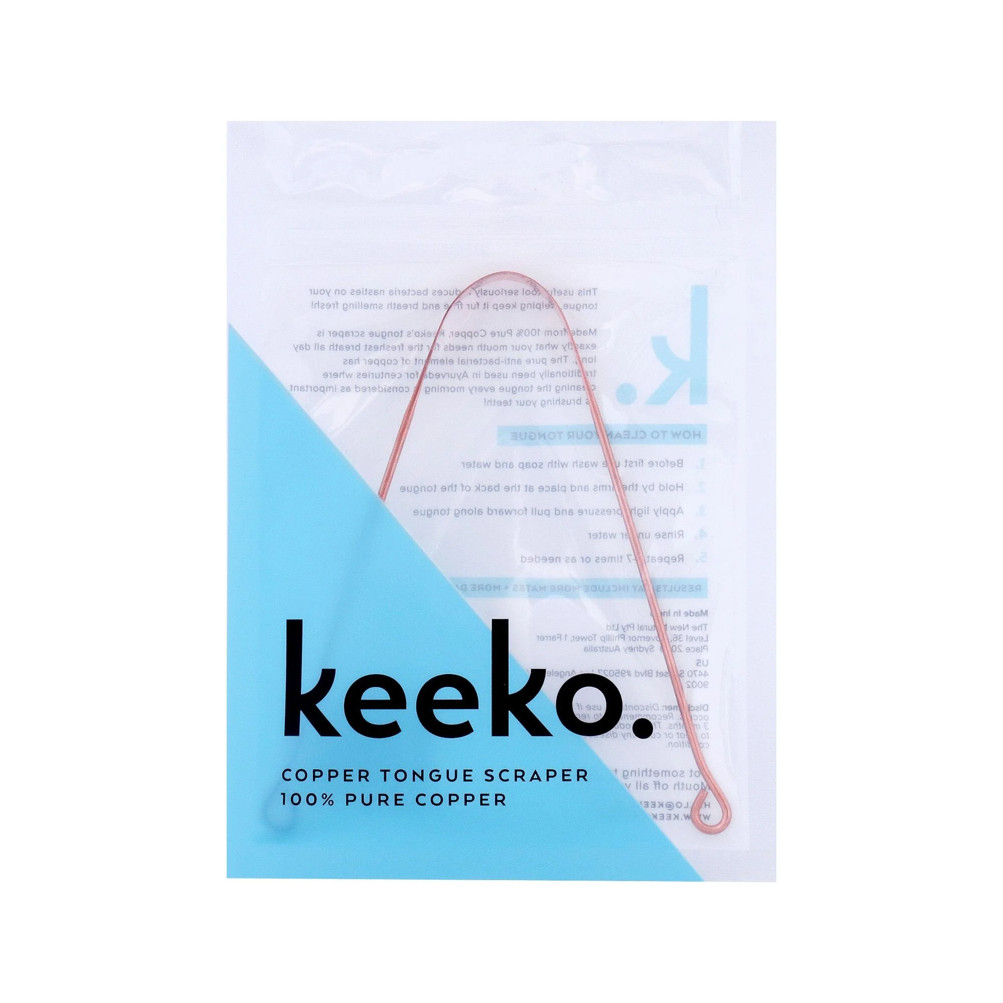 Keeko - Copper Tongue Cleaner