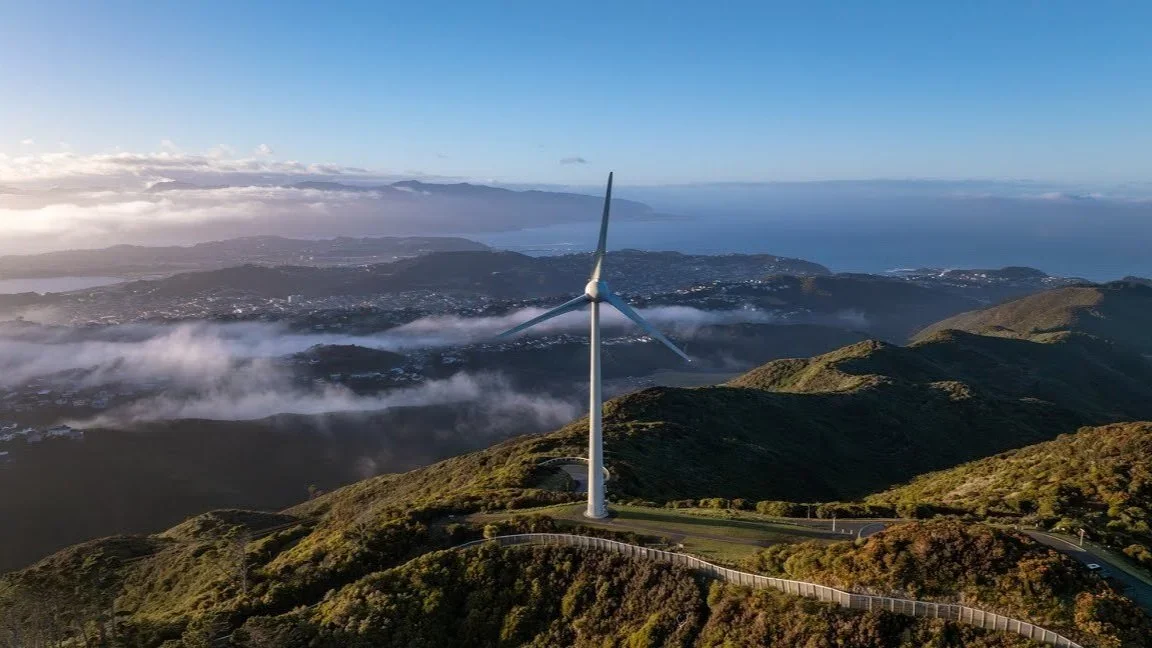 Wind turbine in Wellington