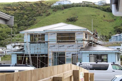 Home under construction, wellington