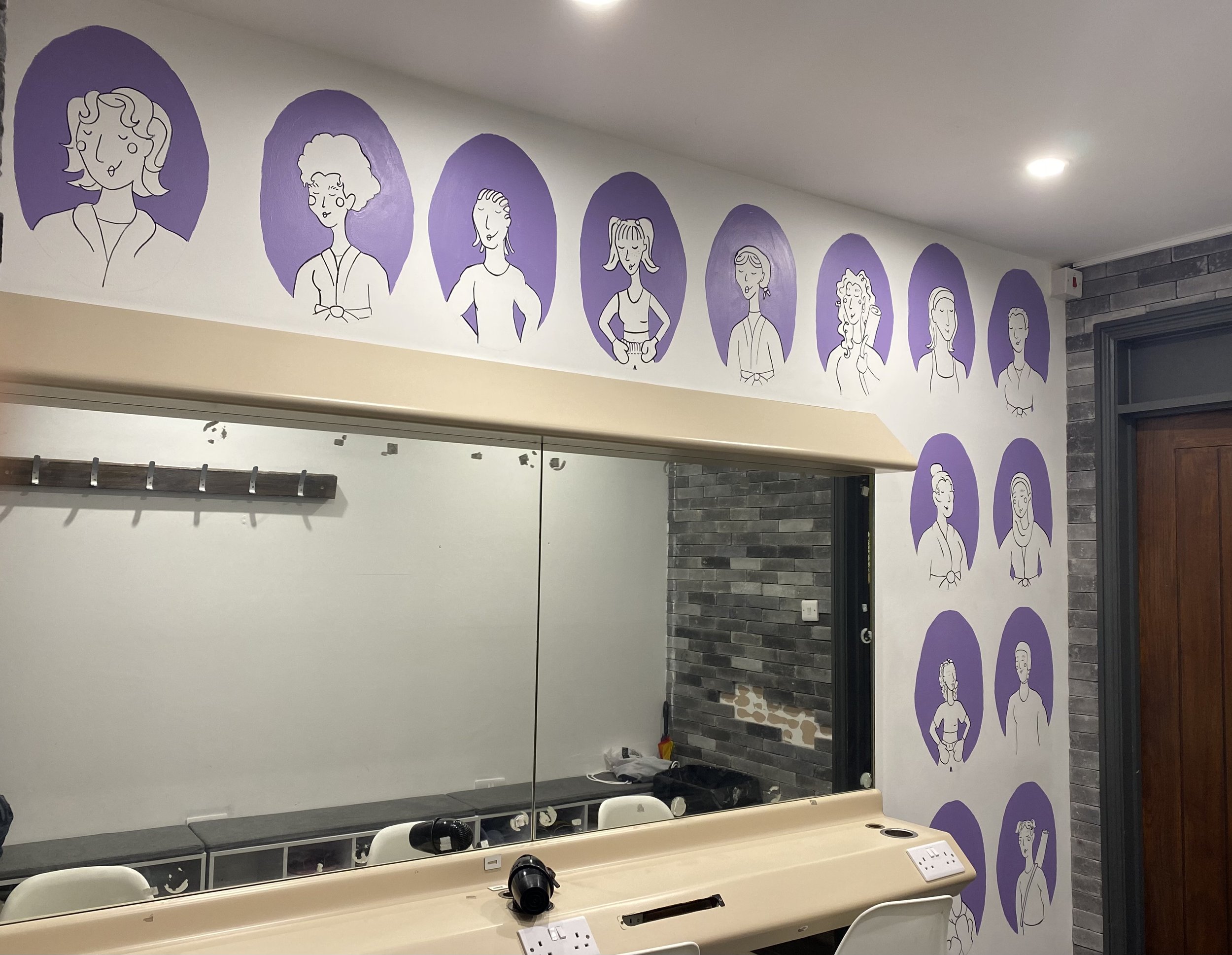 The Gauntlet fight Academy, Ealing. Women’s changing room. 2024