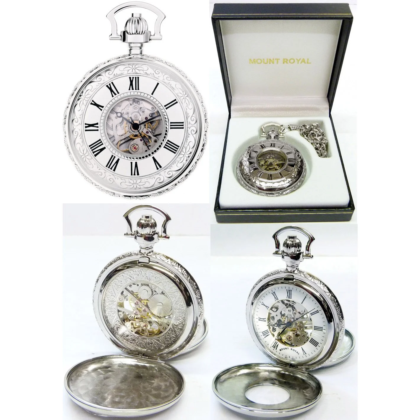 Double Half Hunter And Half Hunter Watches Mount Royal Twin-Lid