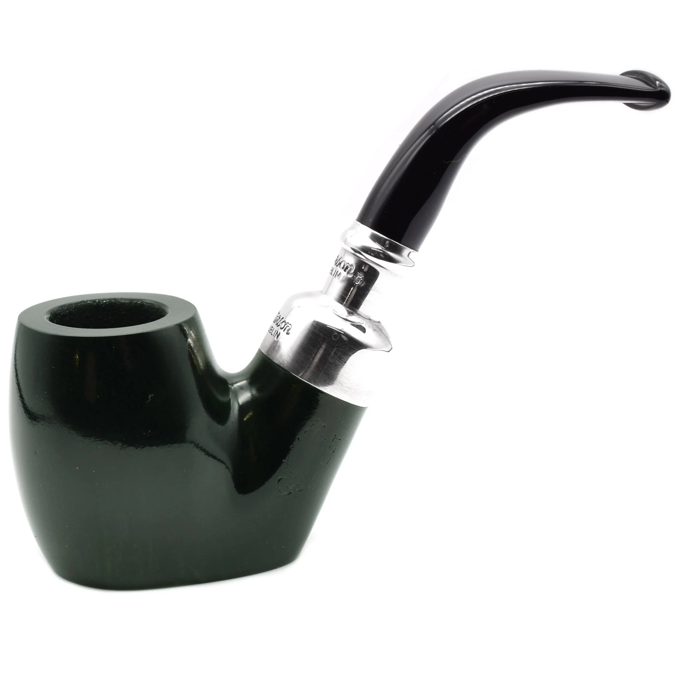 Peterson Green Sterling Silver Spigot Mounted Medium / Large Bent 'Oom