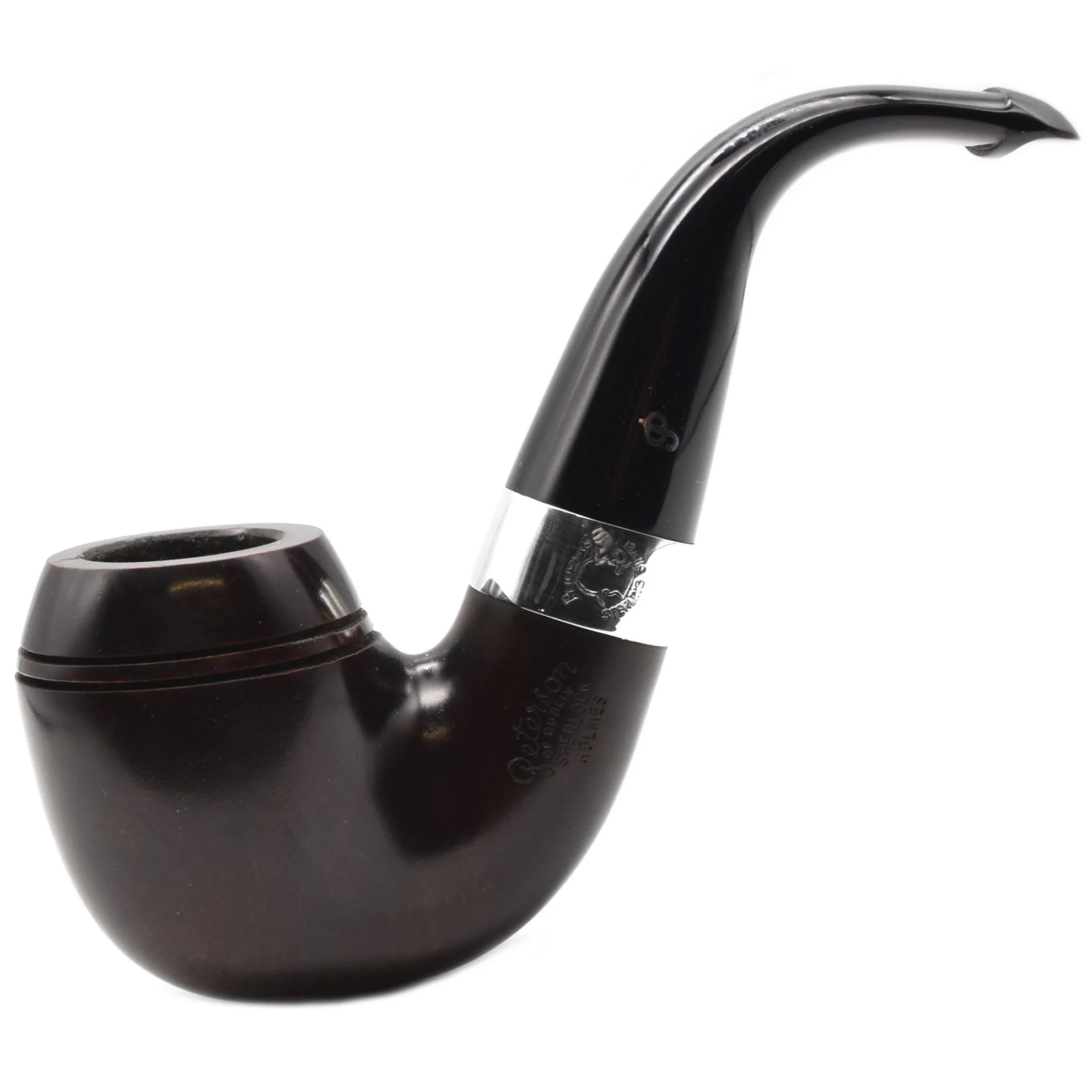 Peterson Sherlock Holmes Heritage Finish 'Baskerville' Sterling Silver