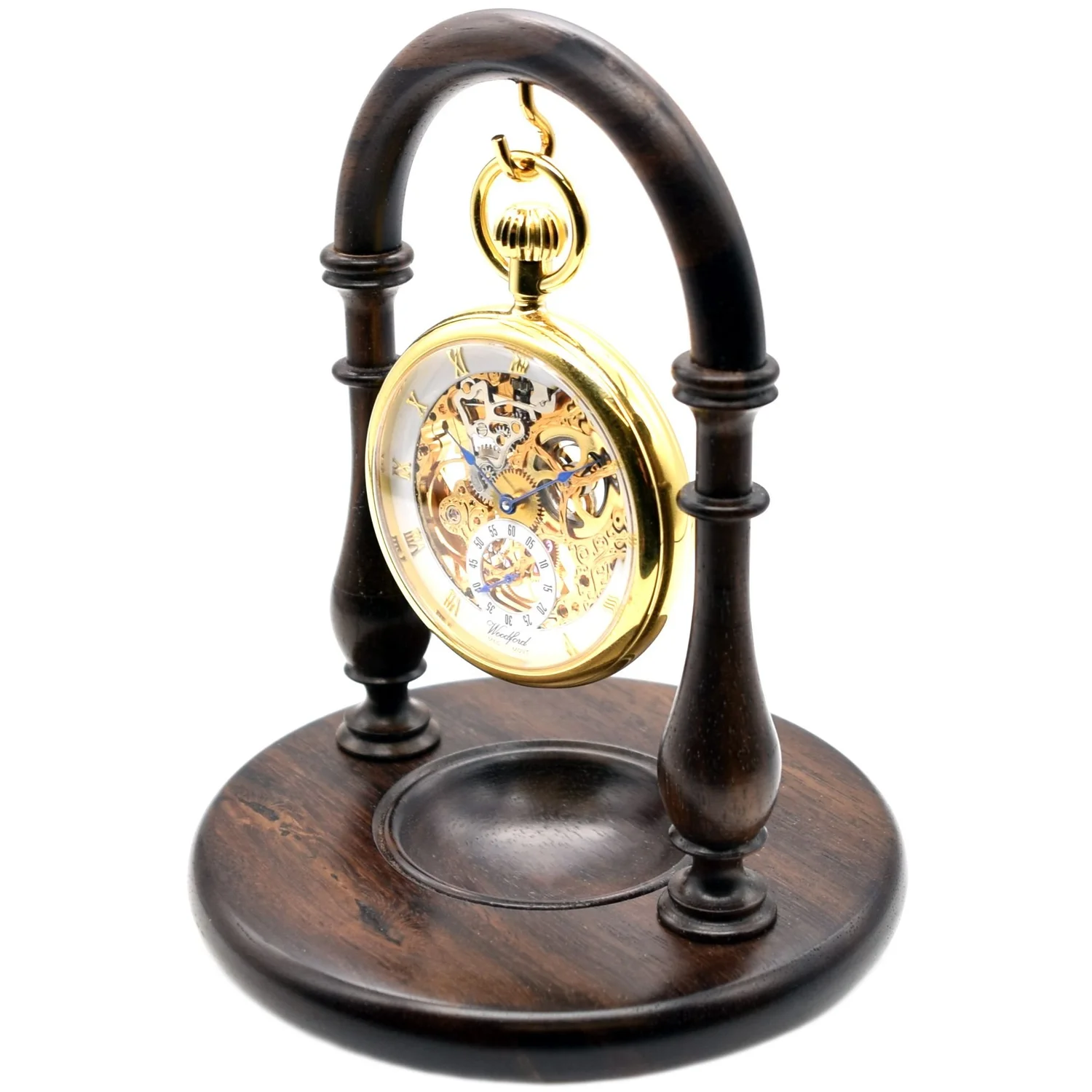 Hand Made Rosewood Pocket Watch Stand with Shaped Columns (a26r) (Watch not  included) — Harrison Simmonds