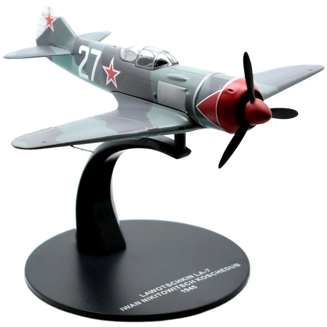 Modellino Aereo Lavochkin La-7 URSS 1945 Altaya Scala 1/72 Die-cast - Capt. S.Dolgshin