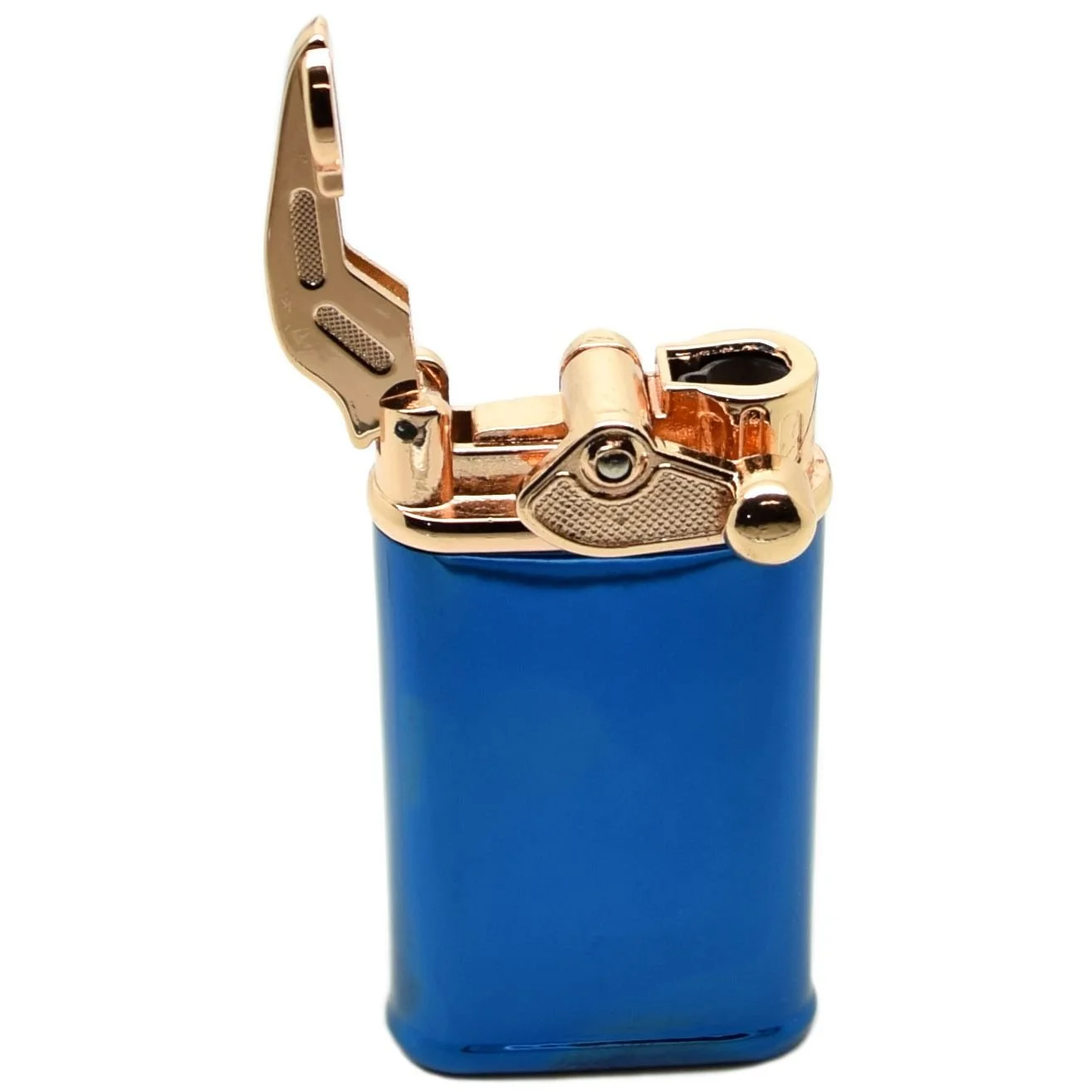 Harrison and Simmonds Cigar and Cigarette Lighter in Metallic Blue