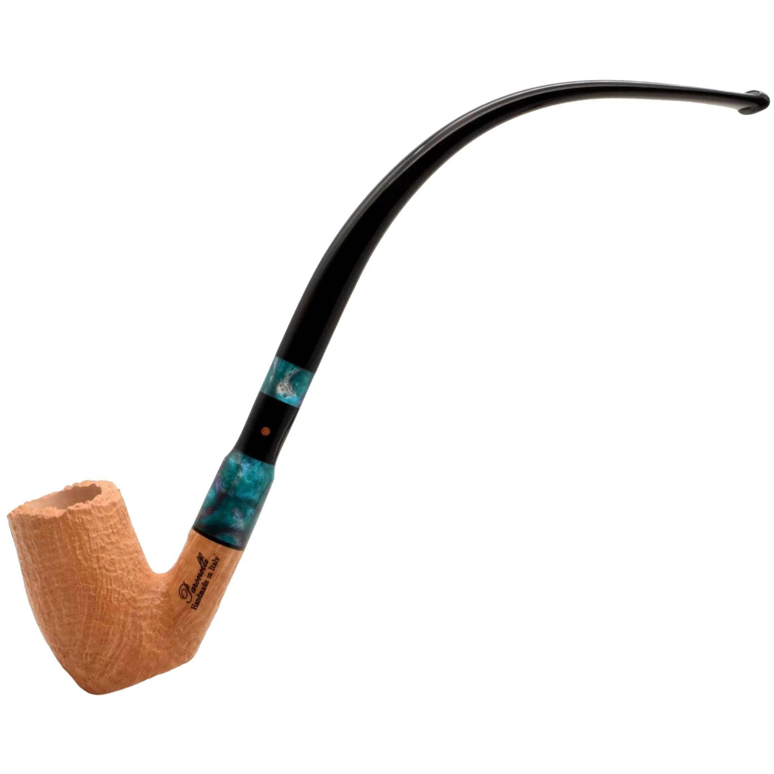 white-Paronelli Sabbiata Naturale Bochino Corto Blue Churchwarden 01.JPG