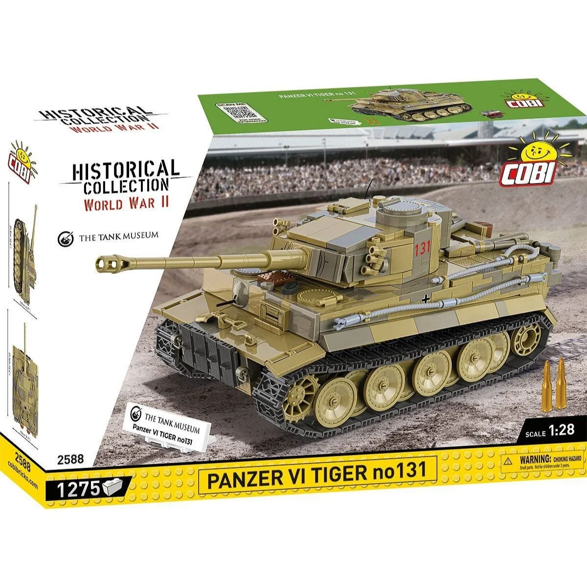 Cobi Panzer VI Tiger 131, WWII German Tank From The Tank Museum  1:28 Scale Lego Compatible (1275 Blocks) — Harrison Simmonds