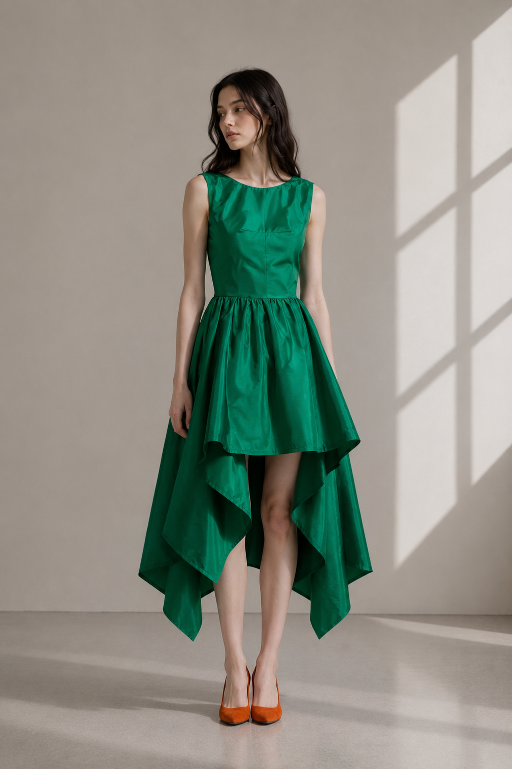 Drama of Draper dress - green