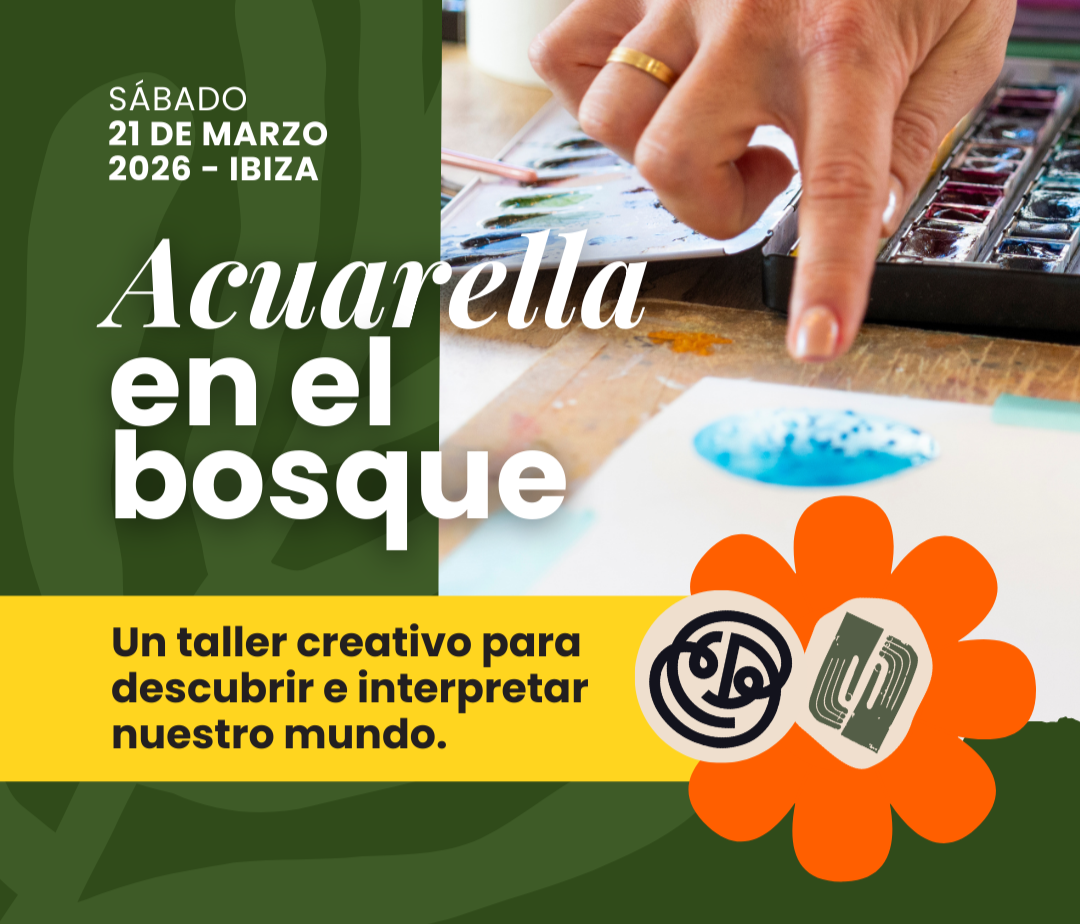 Ibiza - Acuarela en el bosque.