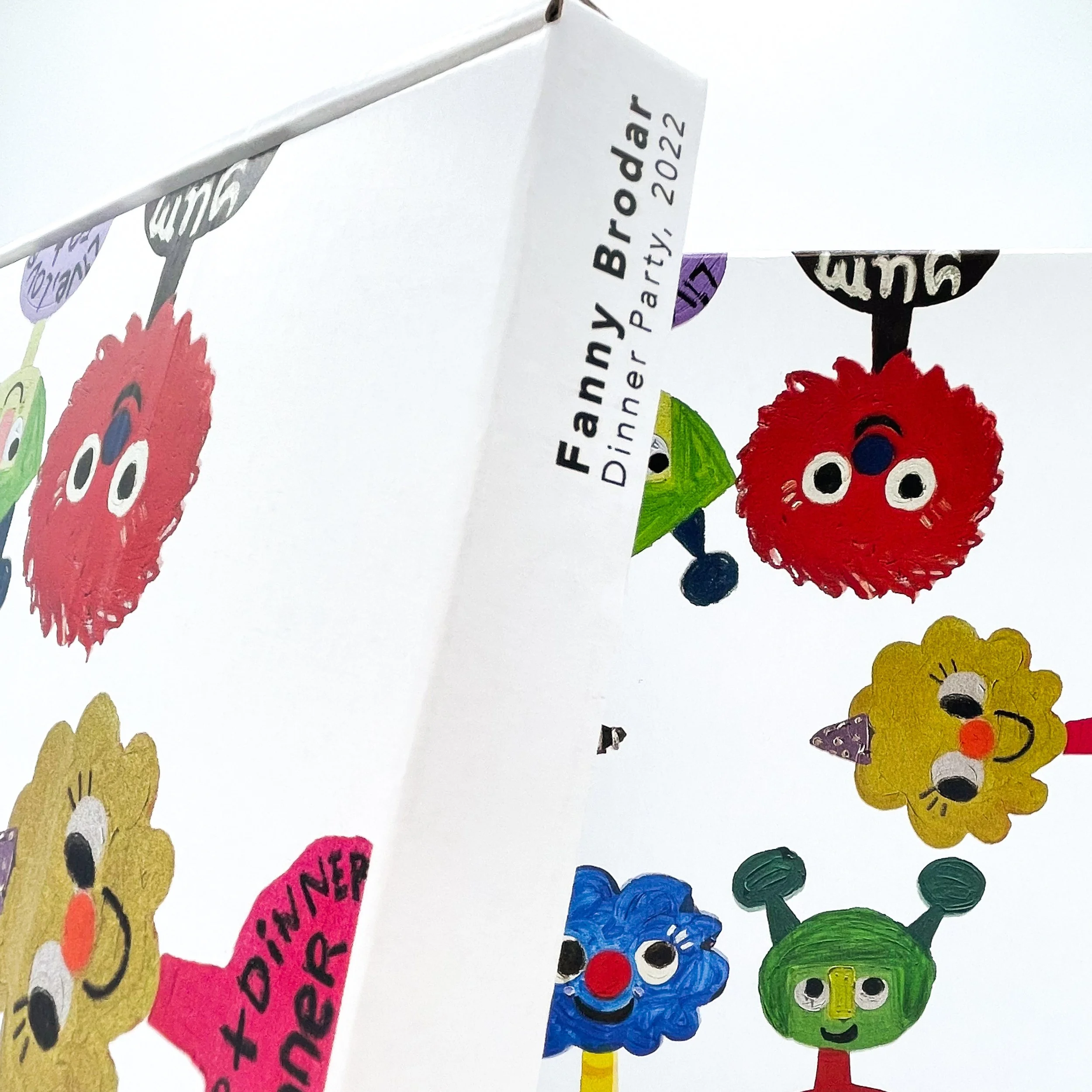 “Live, Love, Eat” - Dinner Plate by Fanny Brodar — Guy Hepner Editions