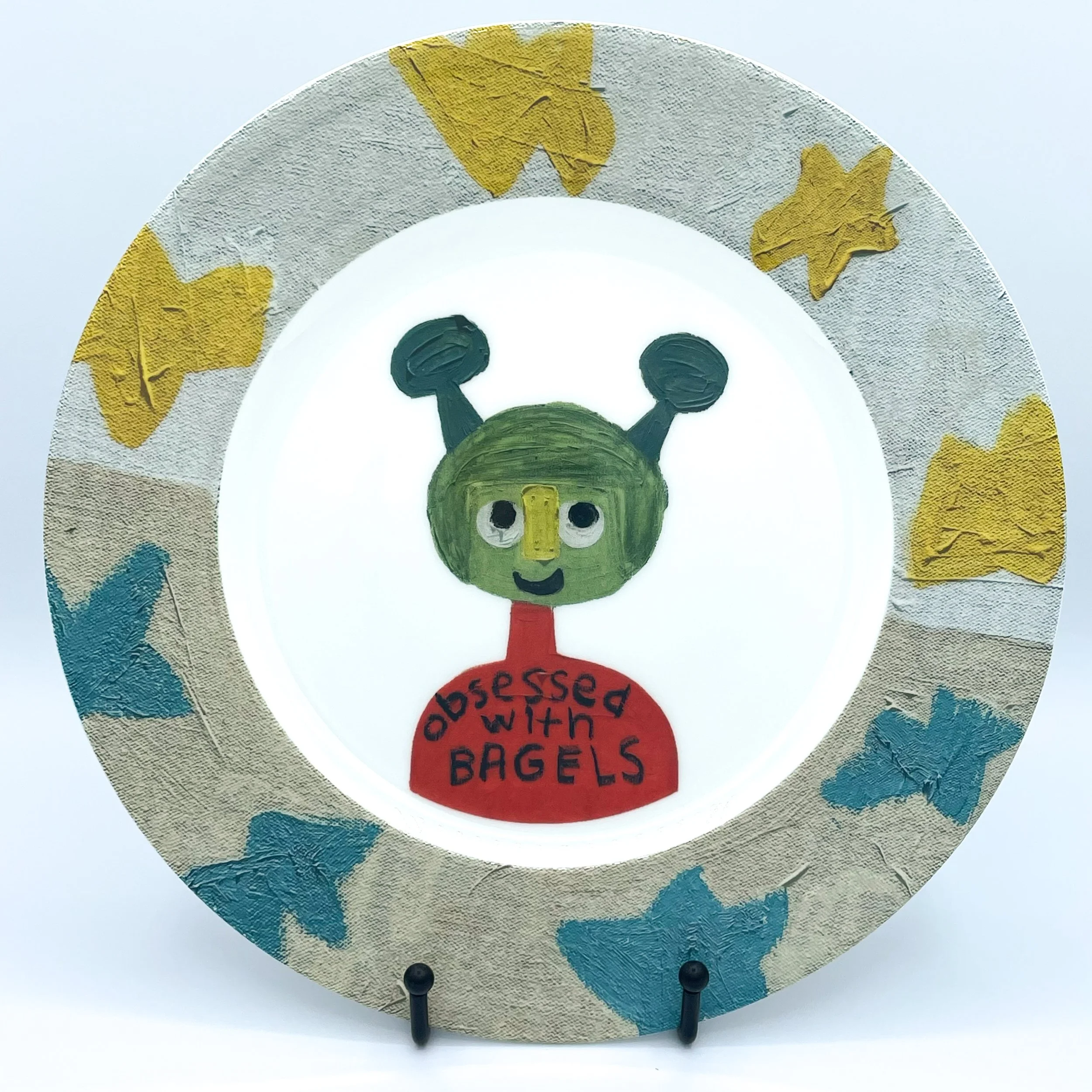 “Dig In” - Dinner Plate by Fanny Brodar — Guy Hepner Editions & Prints