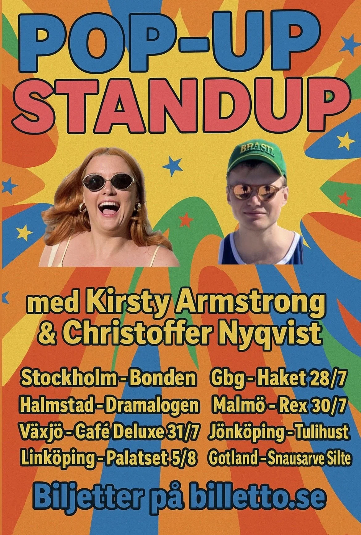 Standup: Kirsty Armstrong & Christoffer Nyqvist