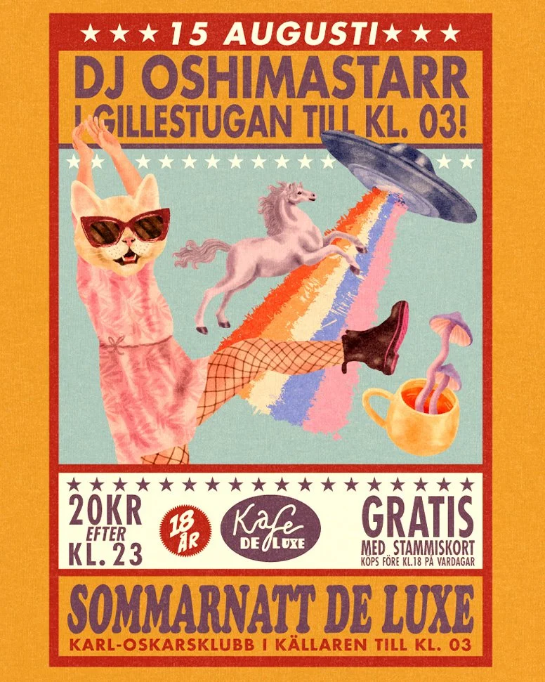 Karl-Oskarsklubb de luxe med DJ Oshimastarr