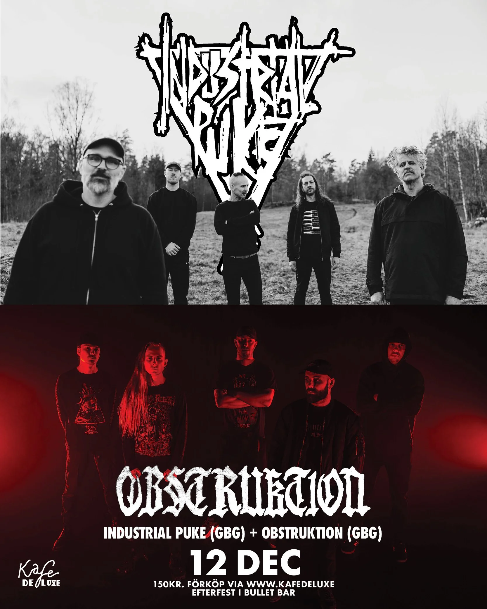Live: Industrial Puke + Obstruktion