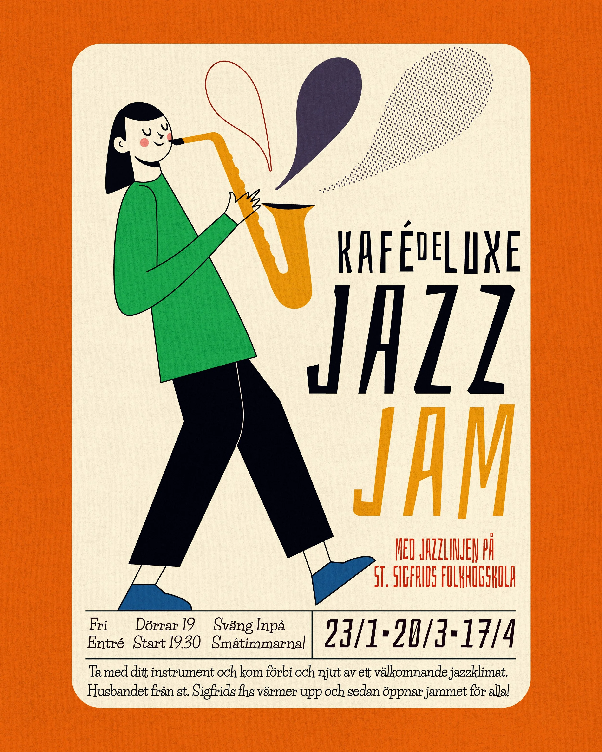 Jazzjam de luxe! Jamma med St. Sigfrids husband