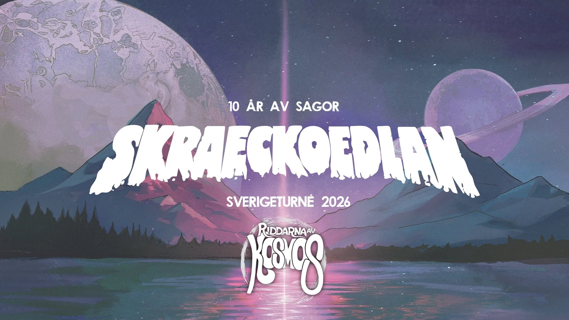 Live: Skraeckoedlan + Riddarna av Kosmos