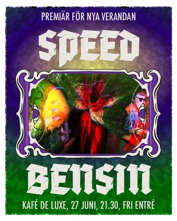 Konsertpremiär på nya verandan med Speed Bensin