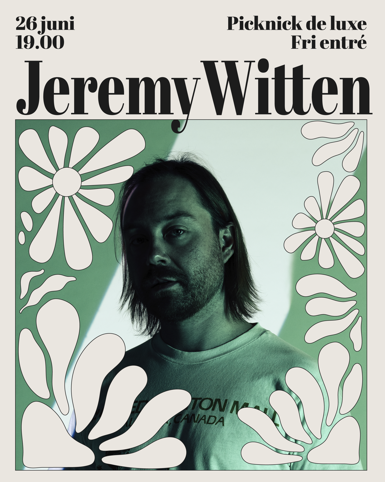 Gratiskonsert i Ekobacken med Jeremy Witten