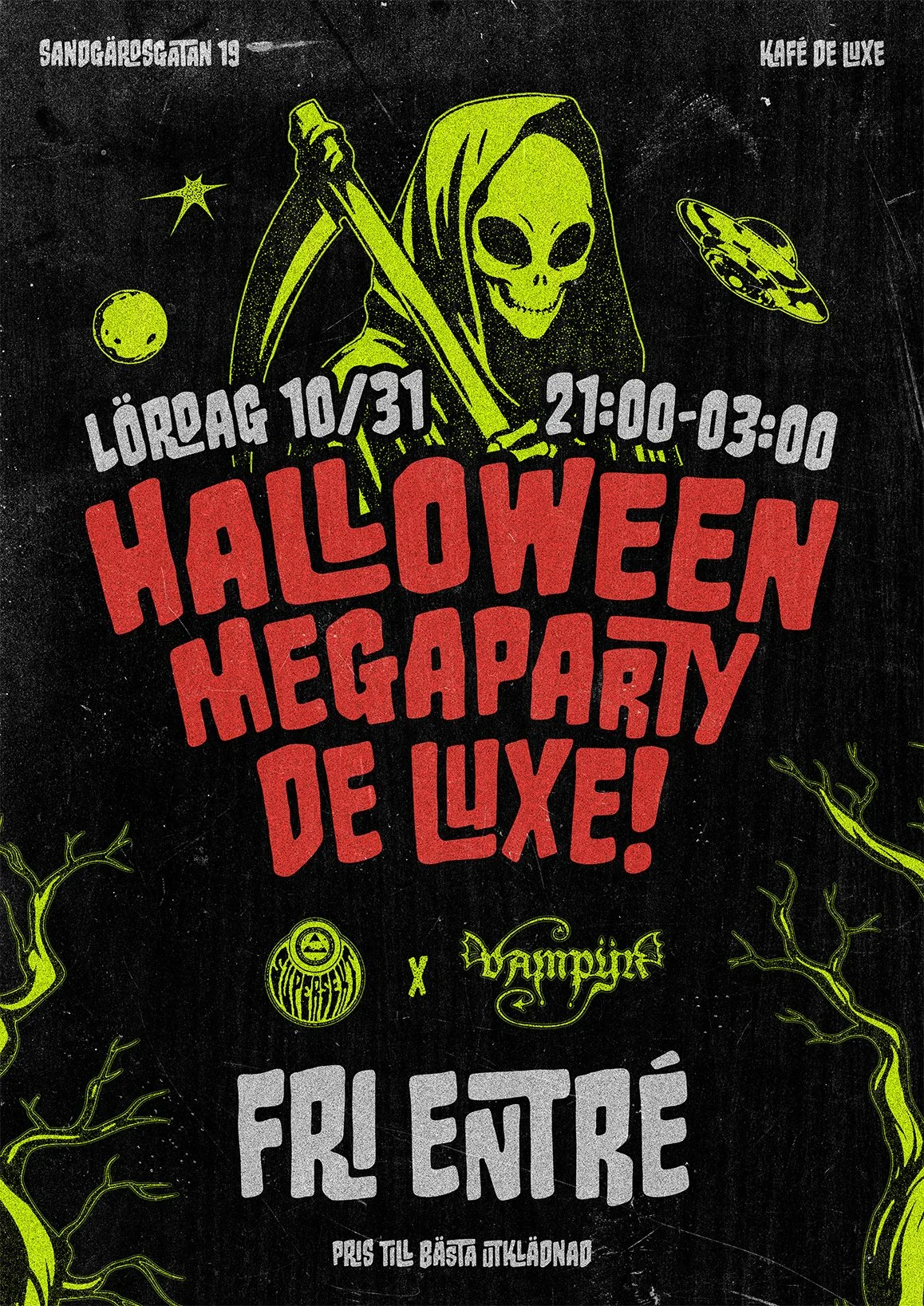 Halloween-Megaparty De Luxe!