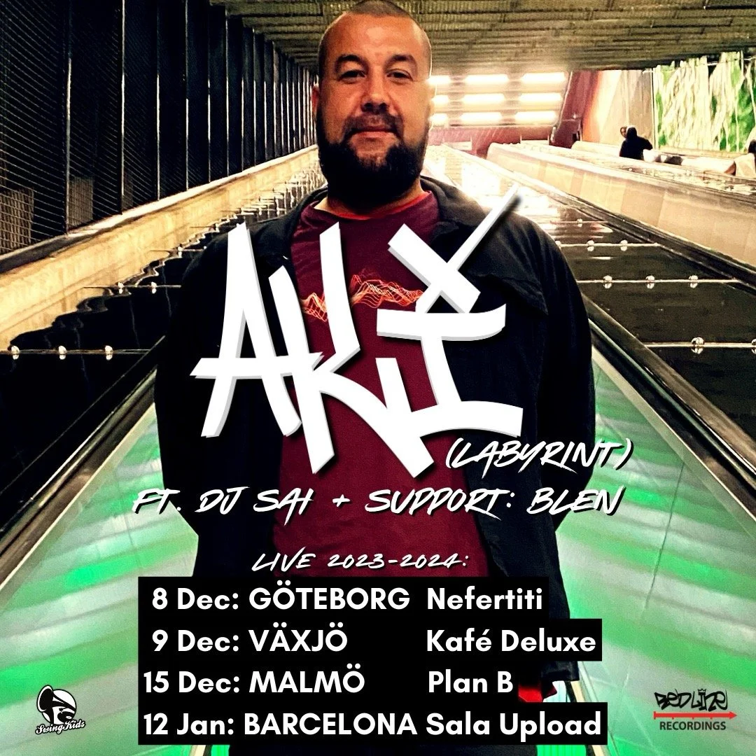 Live: Aki (Labyrint) + support Blen. Afterparty med Don Simon — Kafé de ...