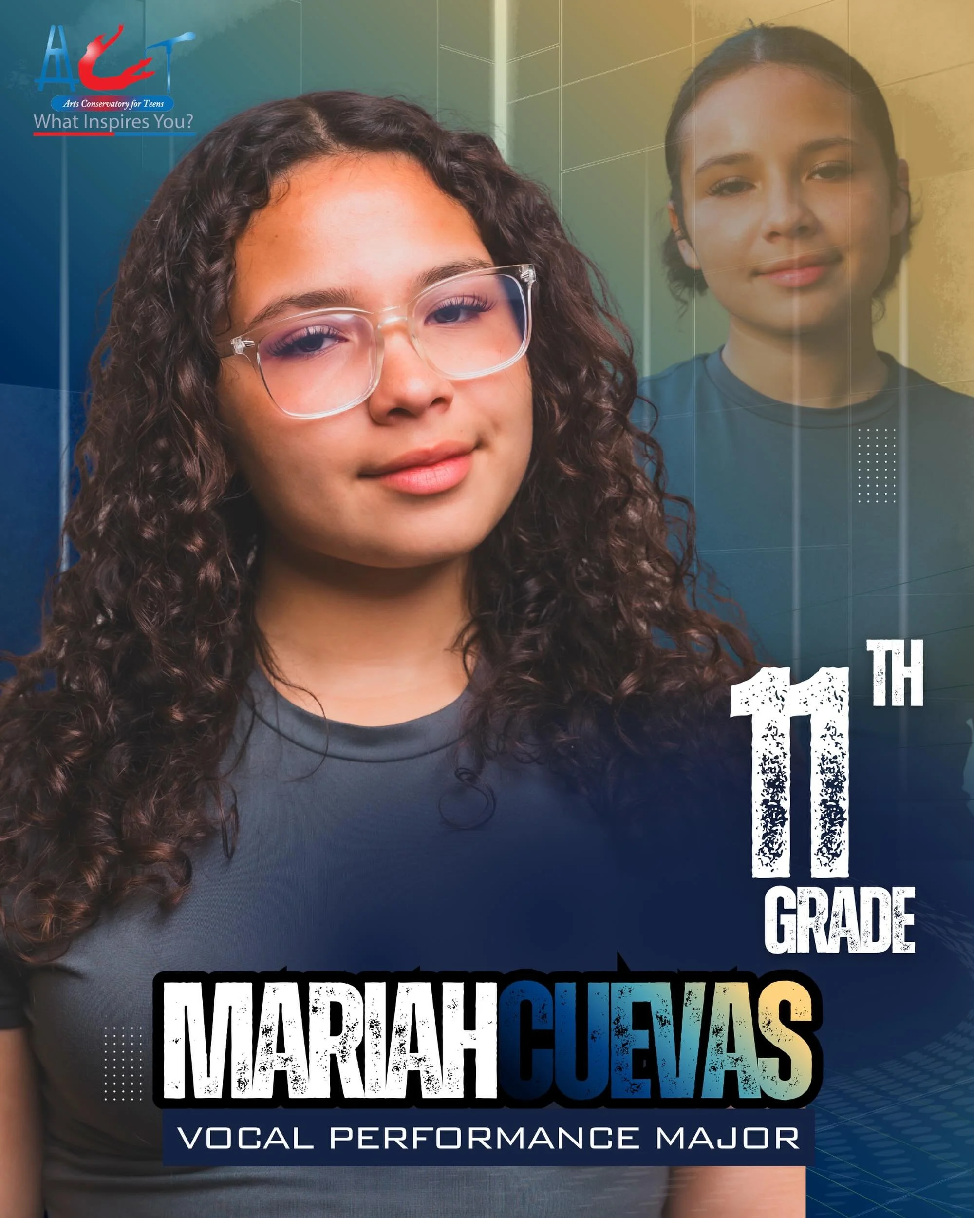 🌟 STUDENT SPOTLIGHT &ndash; YCA 🌟

Meet Mariah Cuevas 🎤✨

Mariah is an 11th grade student at Northeast High School and is pursuing Vocal Performance with the Young Creators Alliance. With big dreams and many possibilities ahead, Mariah hopes to be
