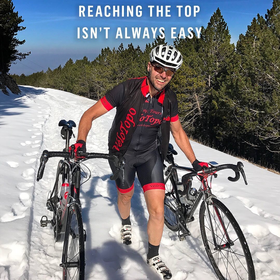 Reaching the top isn't always easy, but...

In all adventures, cycling, hiking, climbing, kayaking, ... reaching the top isn't what matters most, every step we take toward it does. 

I enjoy writing about the steps it takes to reach life goal. If you