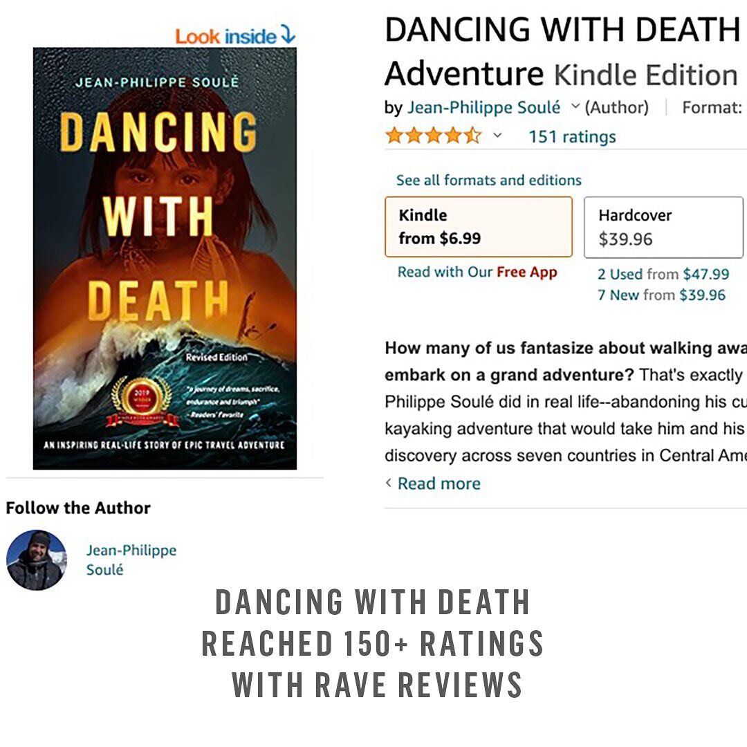 It&rsquo;s been a challenging and epic adventure. Last night Dancing with Death reached 150 ratings, and countless rave reviews. 

I&rsquo;m delighting it&rsquo;s touching so many people. 

DANCING WITH DEATH: An Inspiring Real-Life Story of Epic