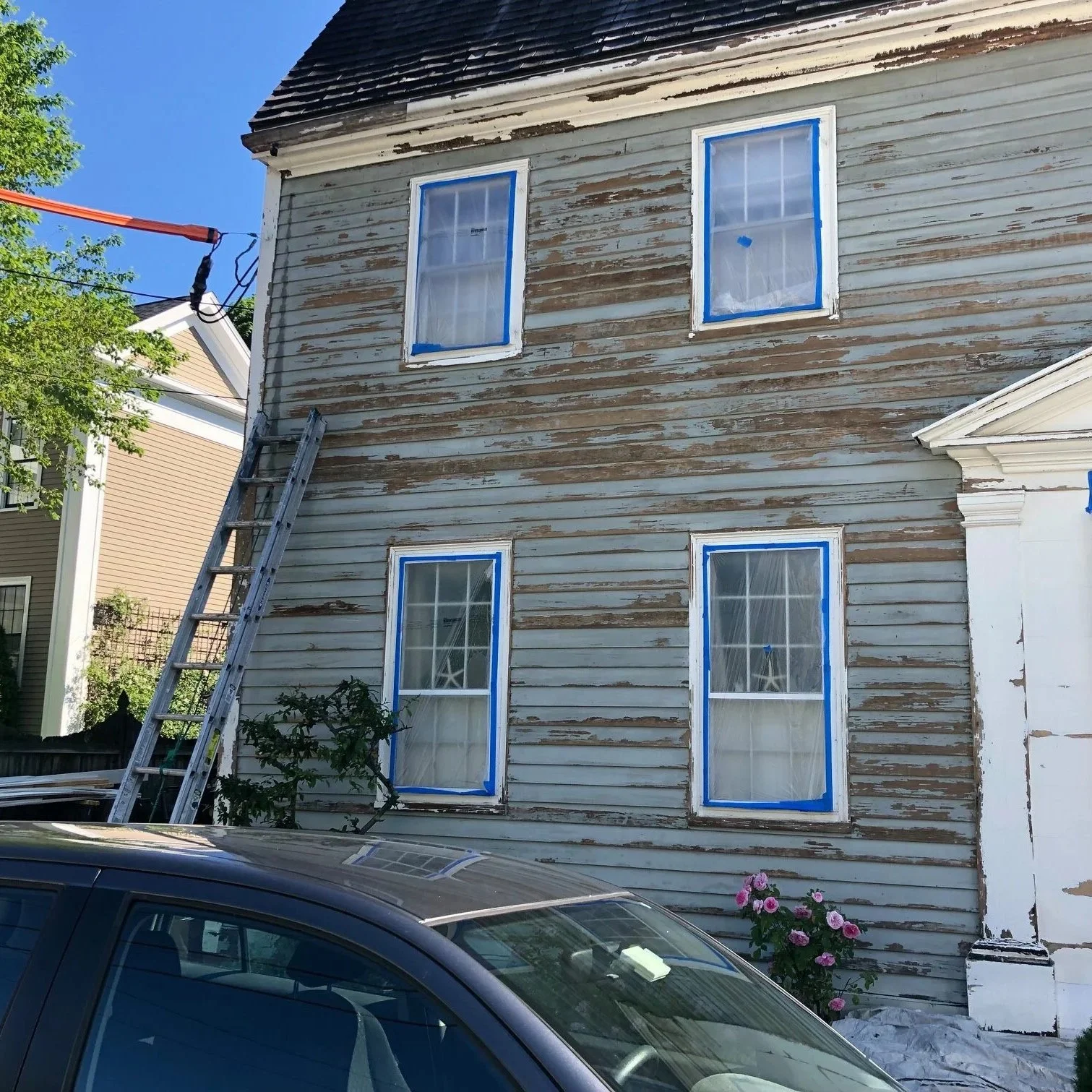 Historic colonial re-siding and exterior restoration Essex County MA