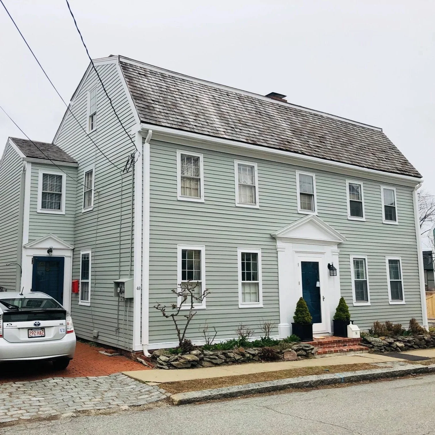18th century colonial home exterior restoration and painting North Shore MA