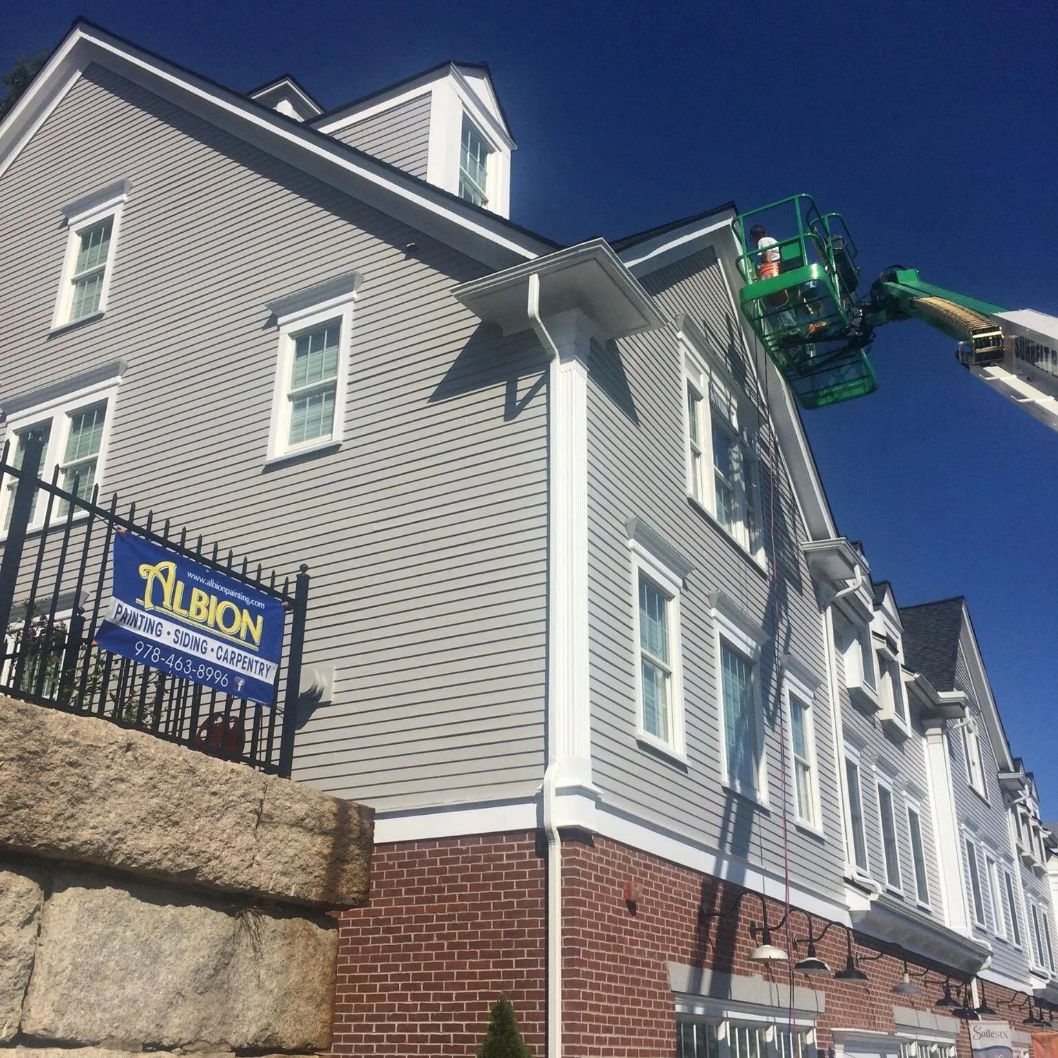 Commercial exterior painting and restoration Essex County MA
