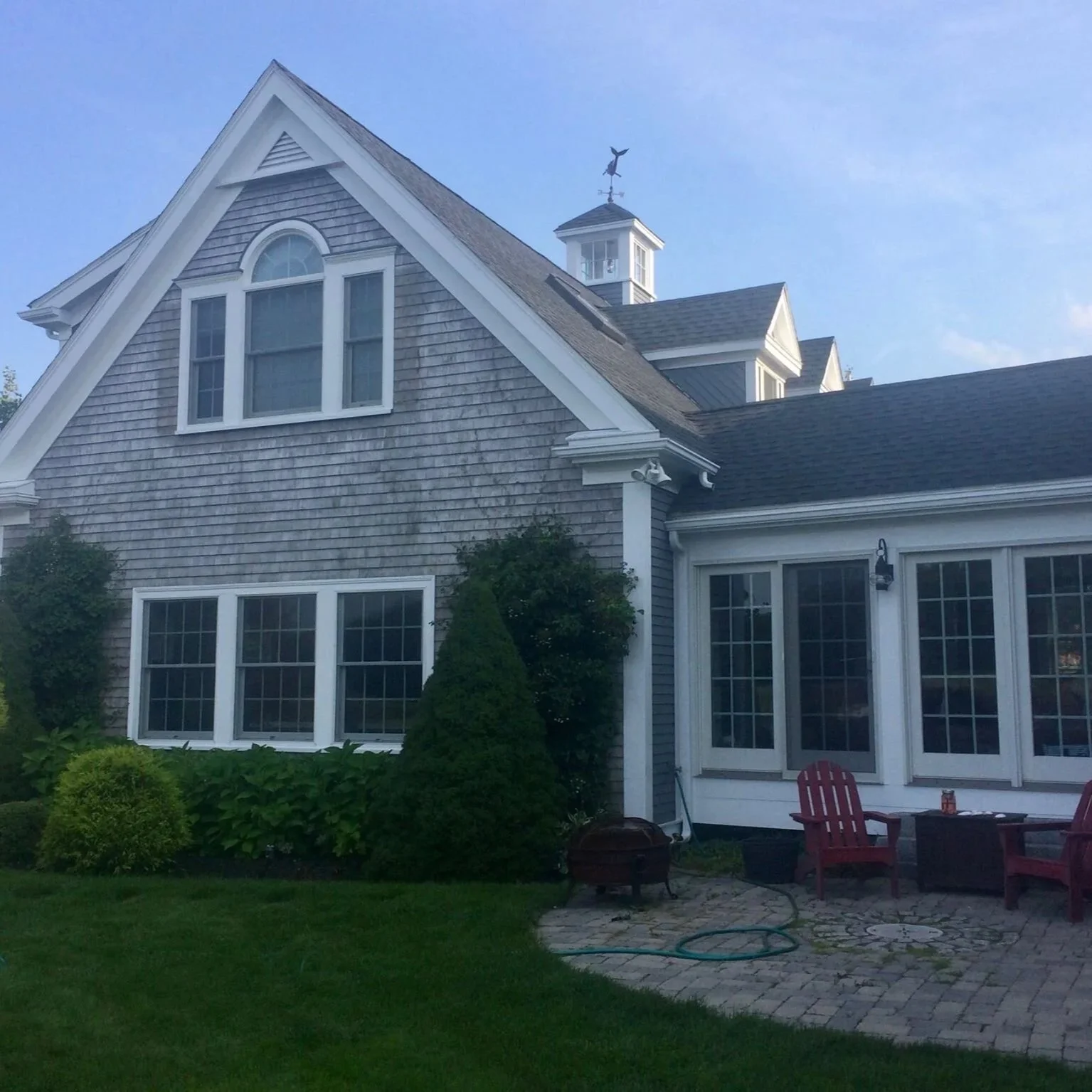 Exterior painting and carpentry waterfront Cape North Shore MA