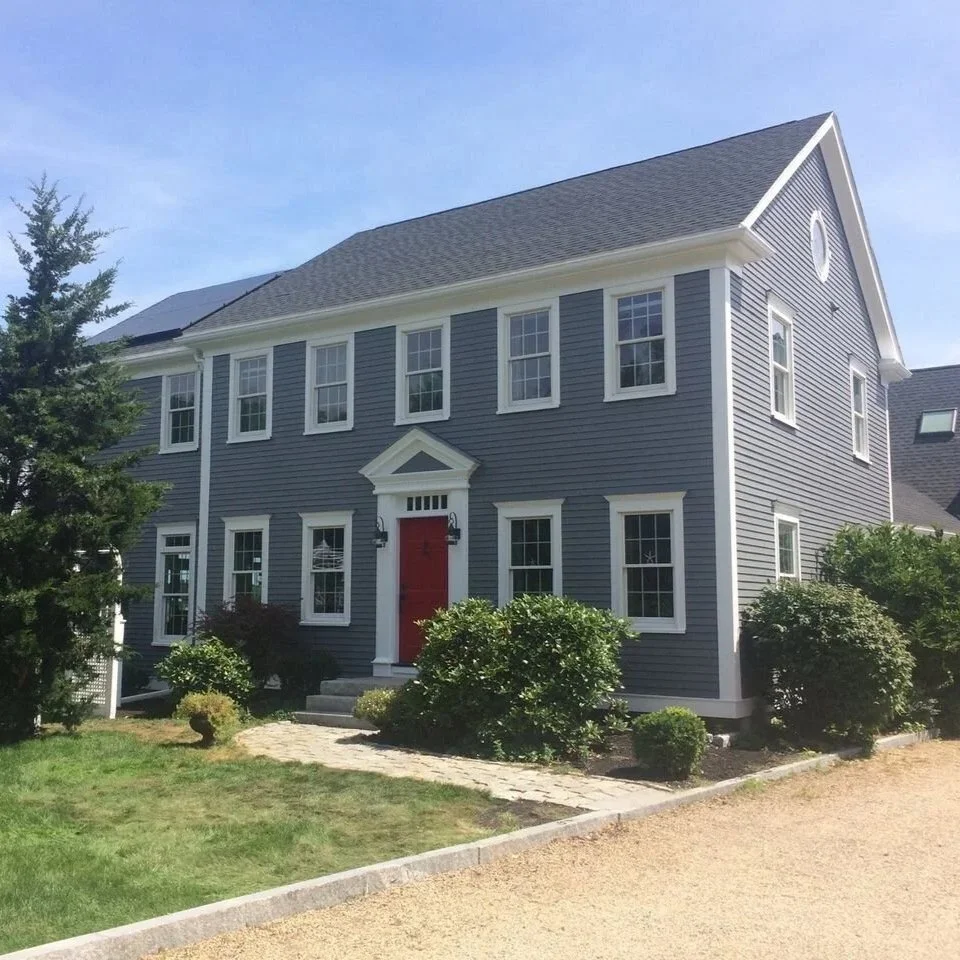 Historic waterfront home exterior painting and restoration North Shore MA