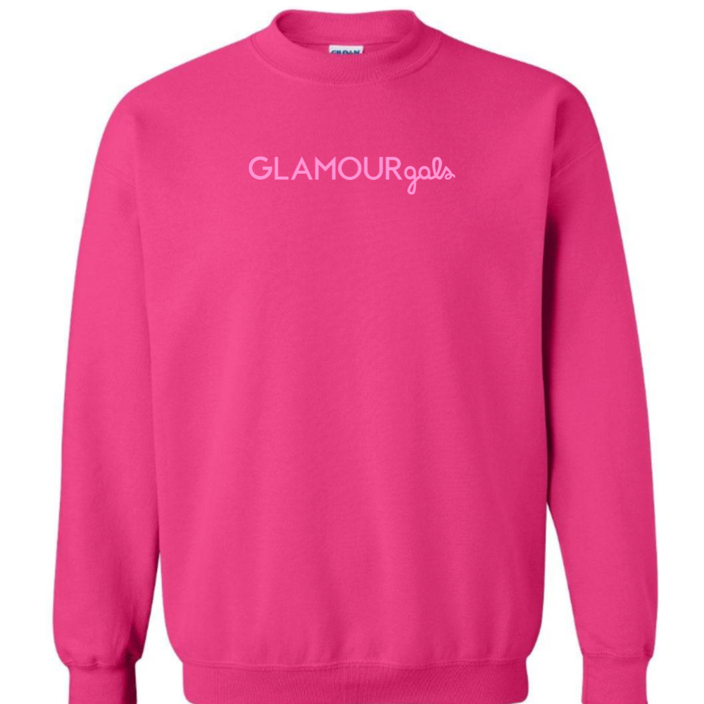 GlamourGals Hot Pink Crewneck
