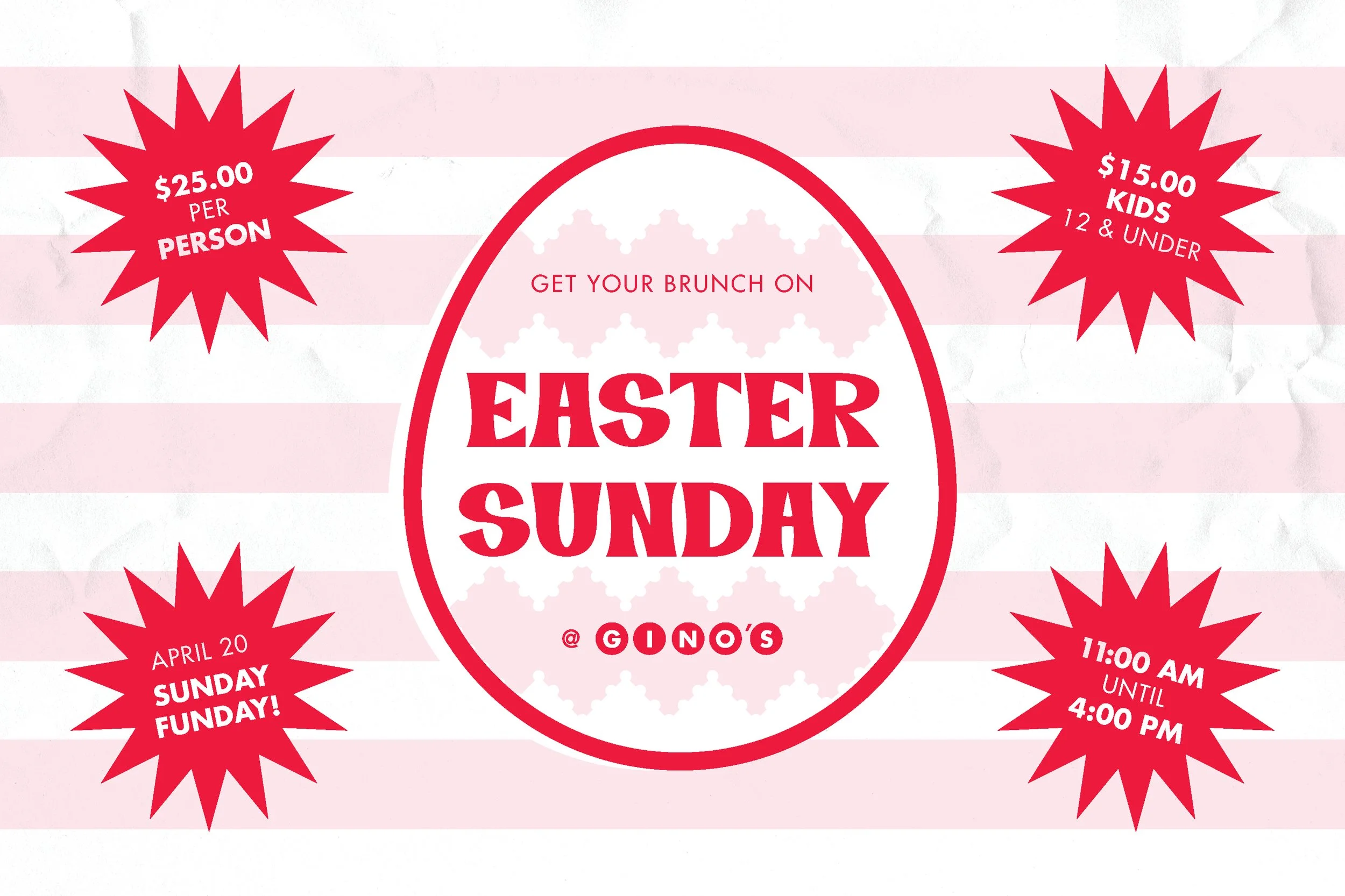 Easter Brunch @ Gino's!