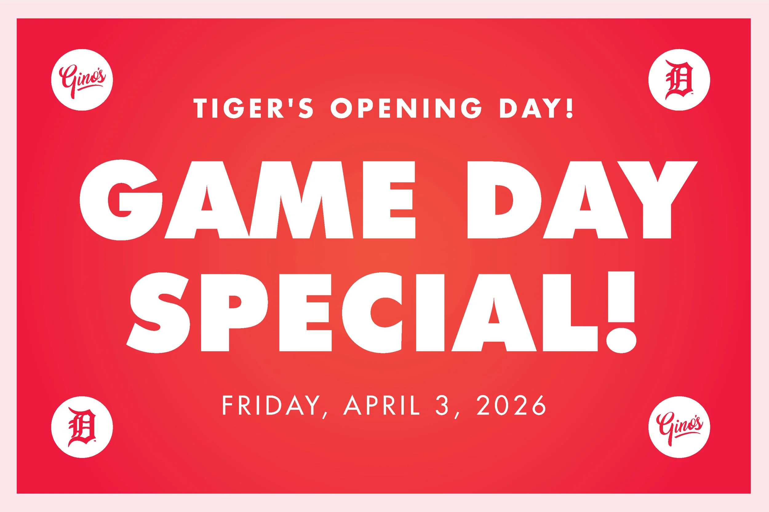 Opening Day @ Gino's!