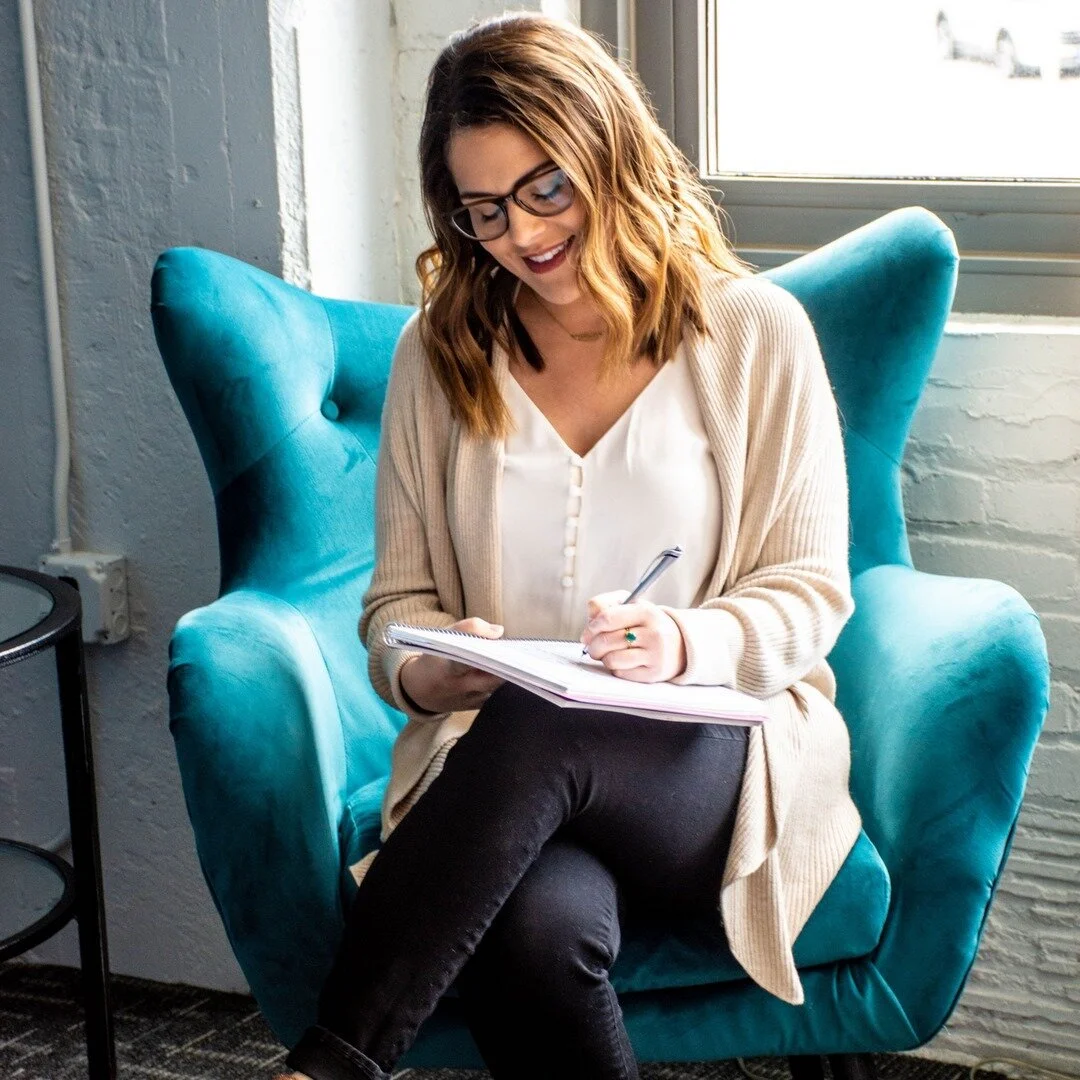 One of my favorite things to do with clients is a &quot;brain dump&quot; call. My client unloads things floating around in their brain, work related or not, and I write like a mad woman. Then, we come up with a plan of attack together. ⠀⠀⠀⠀⠀⠀⠀⠀⠀
⠀⠀⠀⠀