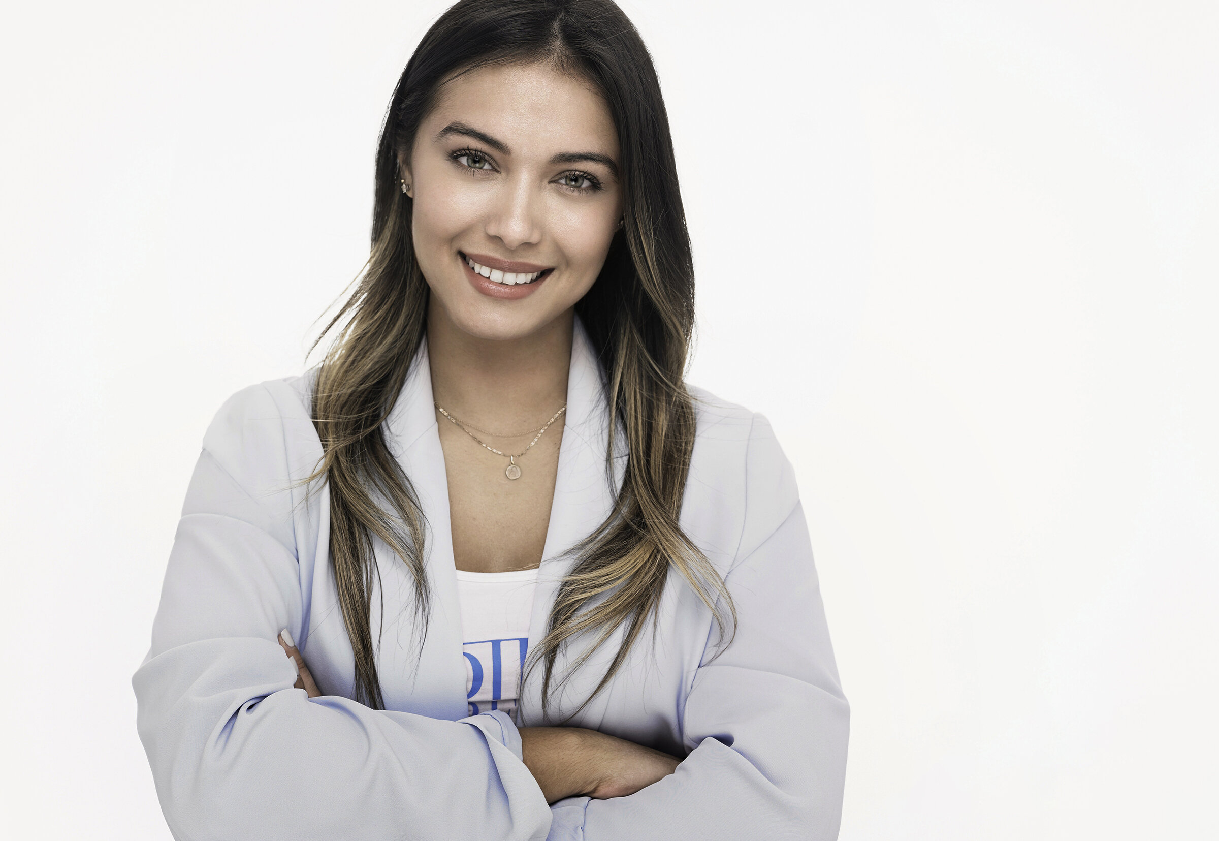 Cotton Crews team member headshot in studio on white background