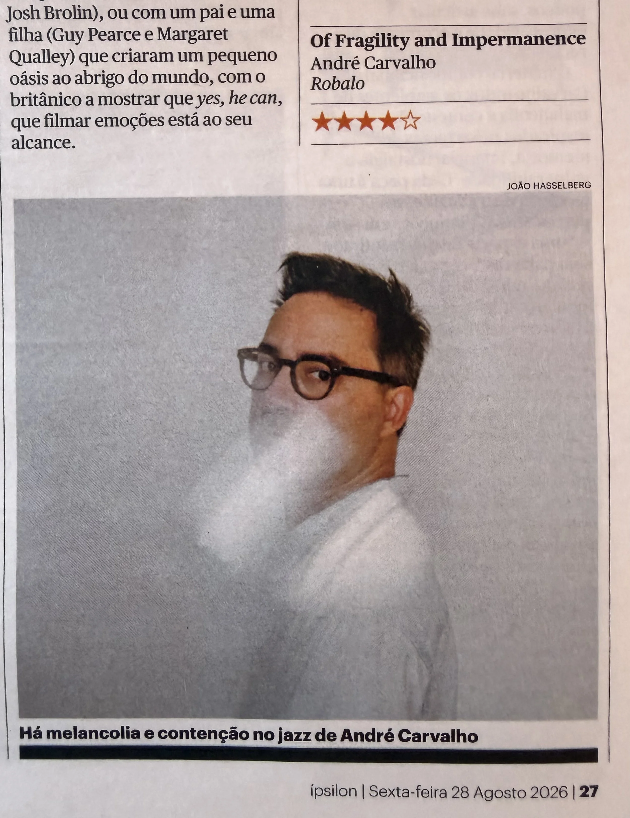 Of Fragility and Impermanence reviewed in Público