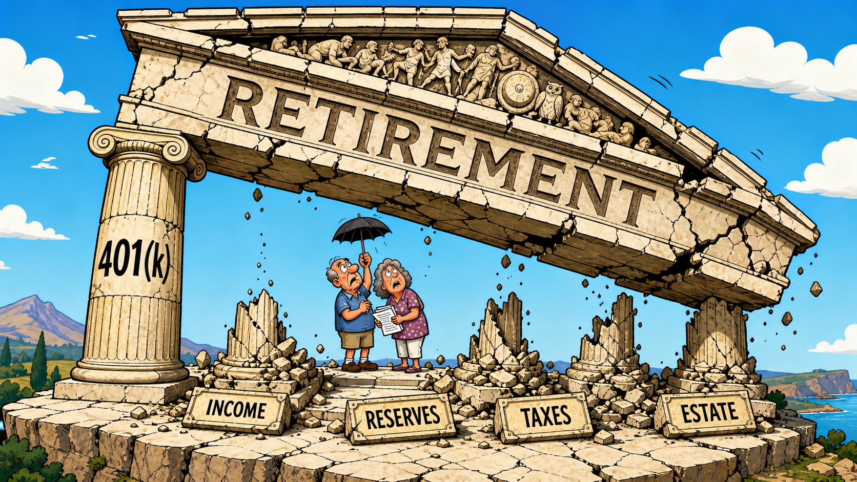 The Five Pillars of a Real Retirement Plan (And Why “I Have a 401(k)” Isn’t One)