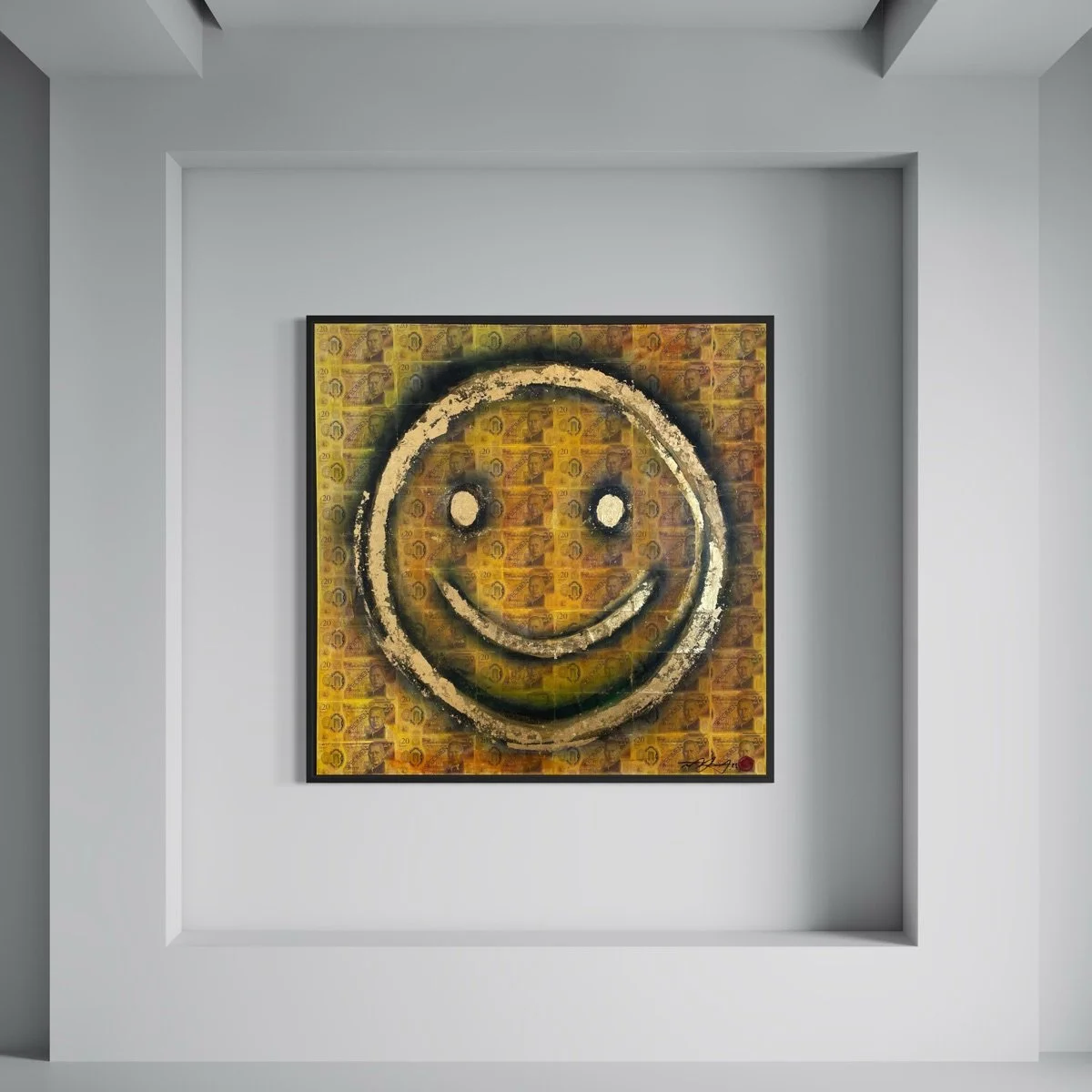 Smiley Graffiti Money