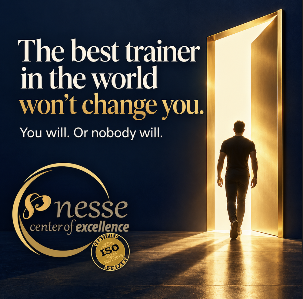 NESSE graphic: The best trainer in the world won’t change you. You will (or nobody will).