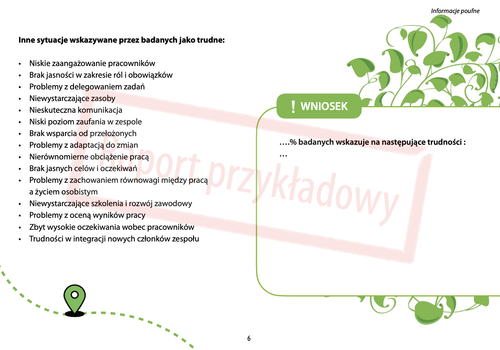 Sample NESSE Competency Development Map report – page 6 (in Polish)