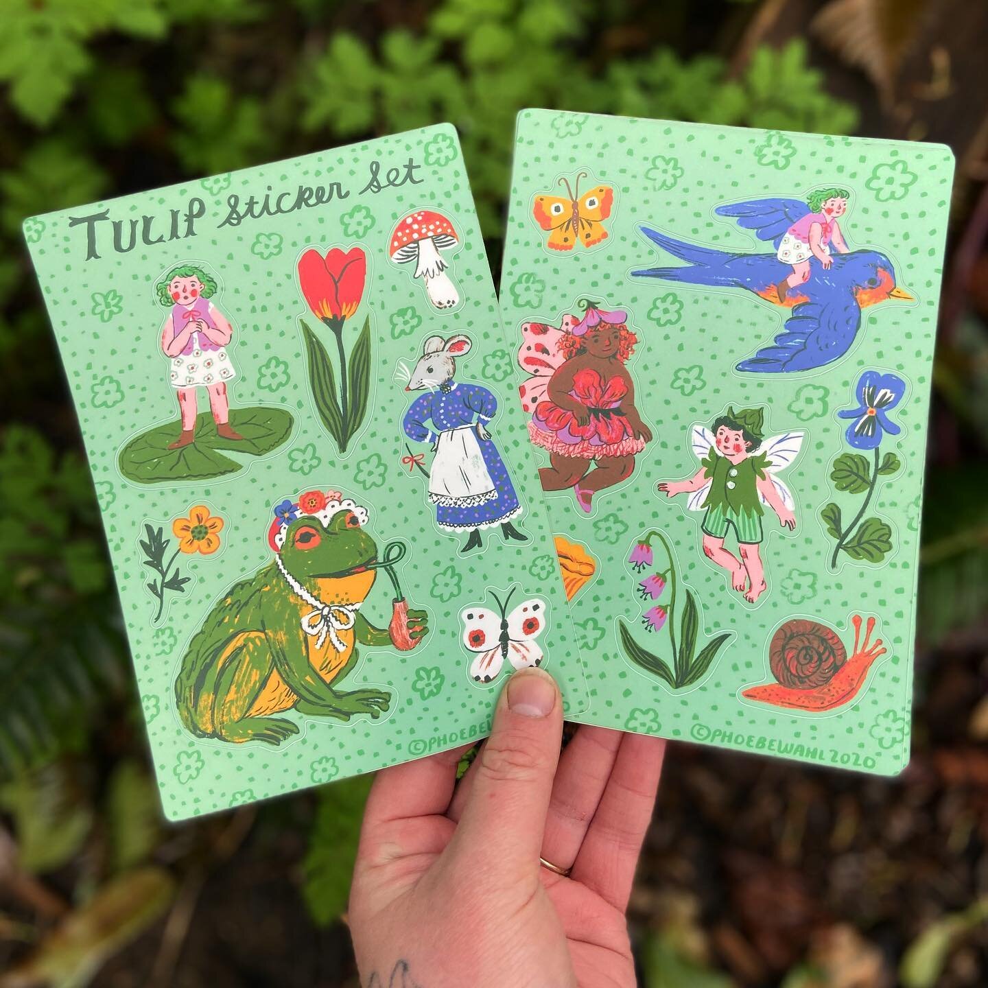 ATTN. Kickstarter backers: we are sending out surveys to collect shipping information soon, so keep an eye out in your inbox! Some of your gorgeous incentives have already started rolling in, like these beautiful sticker sets! However, due to the COV