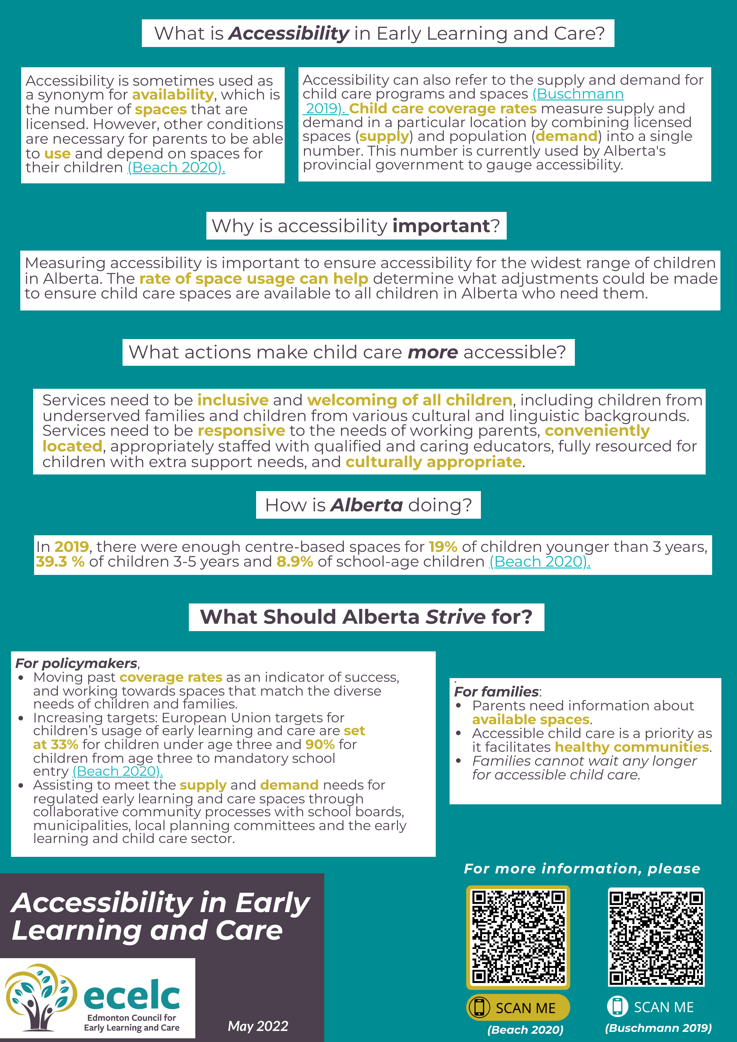 What is Accessible Early Learning and Care?