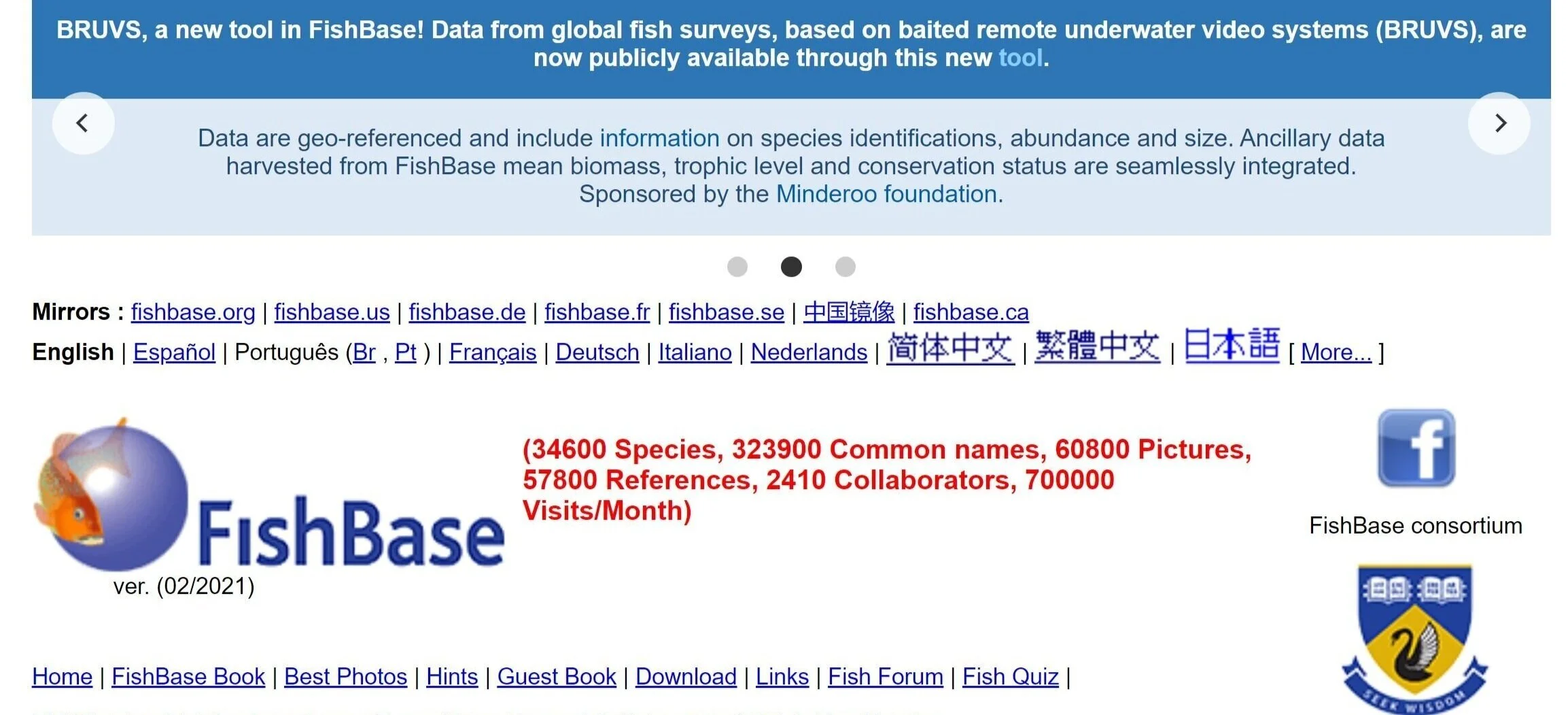 BRUVS data now available on FishBase.org