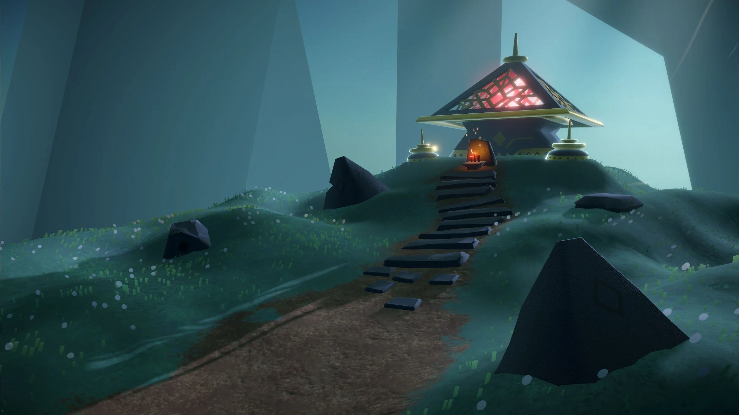 Final scene composed in Unity