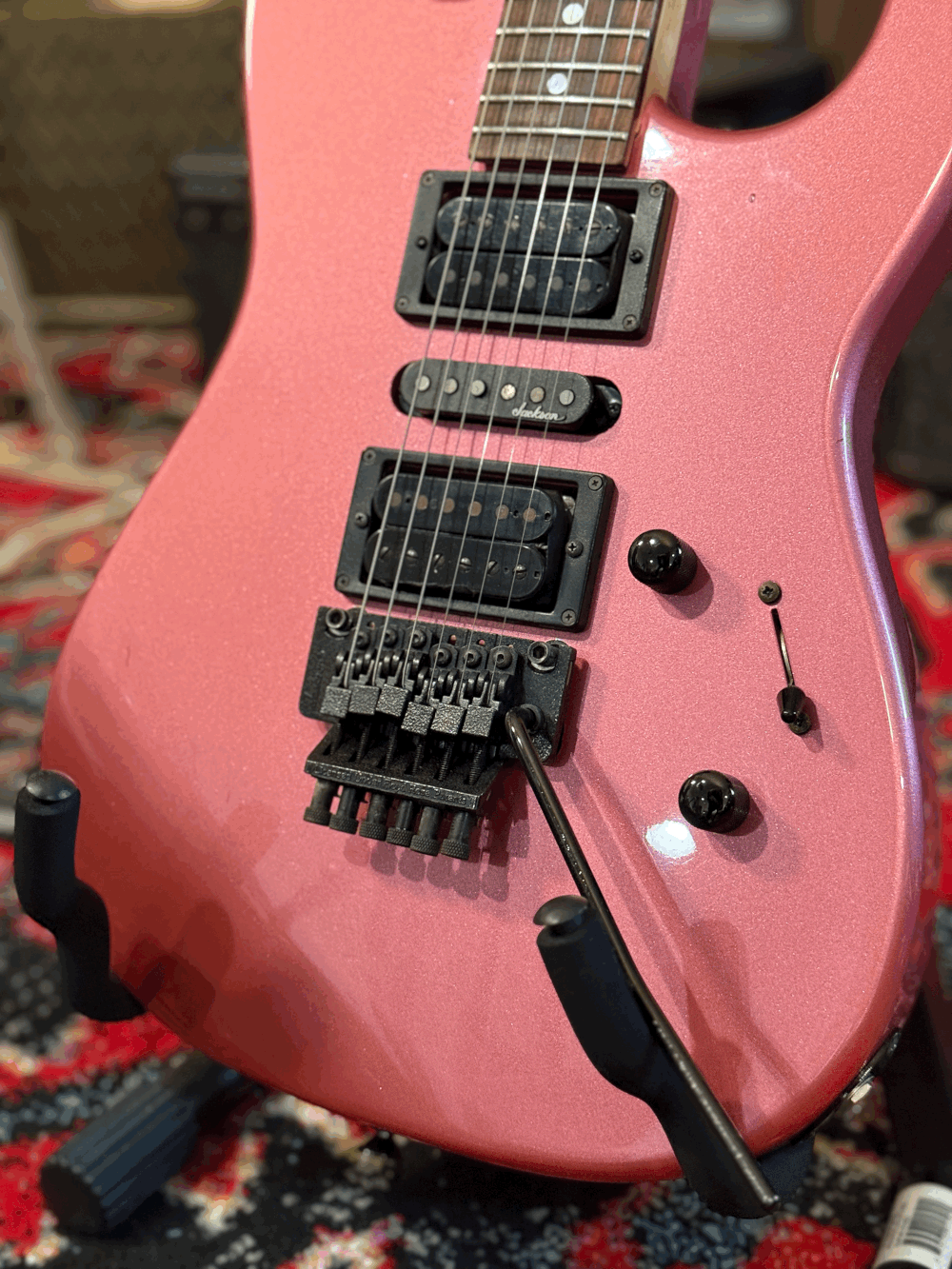 1989 Charvel by Jackson Champagne Pink, Japan — Tone Junkie Vintage