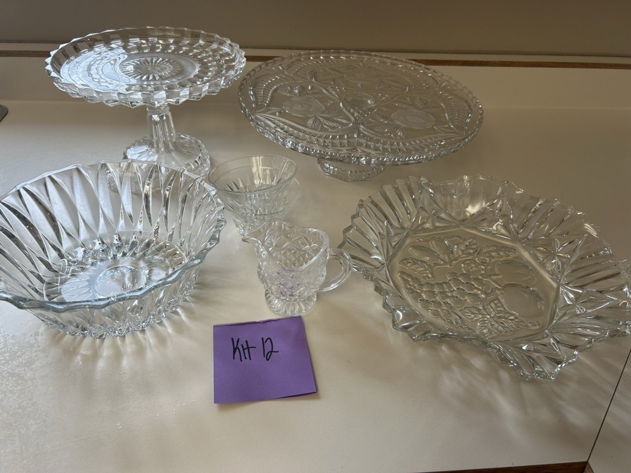 Crystal Serving Trays and Bowls