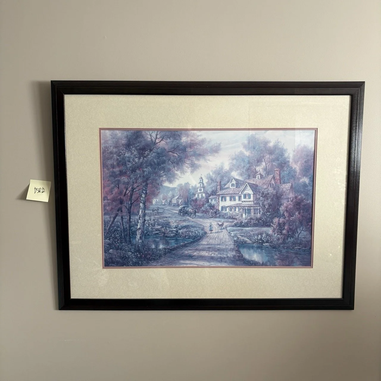 Large Village Scene Picture
